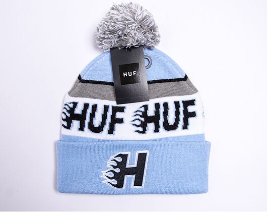 HUF Enforcer Pom Beanie light blue