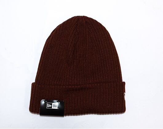 New Era Color Cuff Beanie Walnut Brown/White