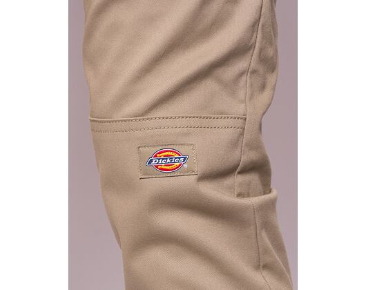 Dickies Slim Skinny Double Knee Khaki Pants