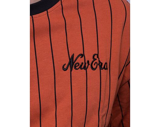 New Era Pinstripe Oversized Tee Redwood / Black T-Shirt