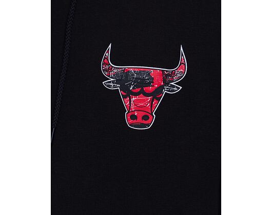 New Era Infill Team Logo Oversized Hoody Chicago Bulls Black / Red