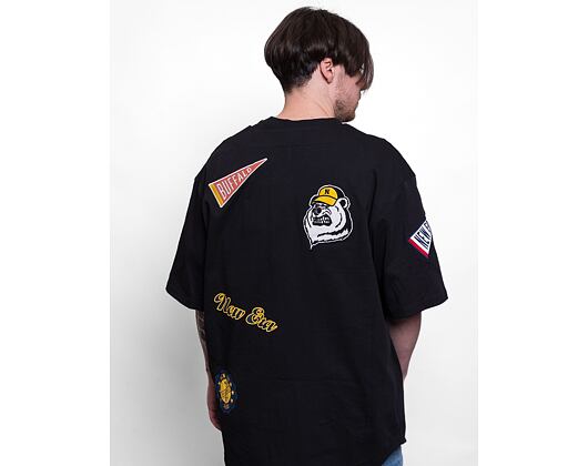 New Era Heritage Patch Jersey Black / Off White T-Shirt