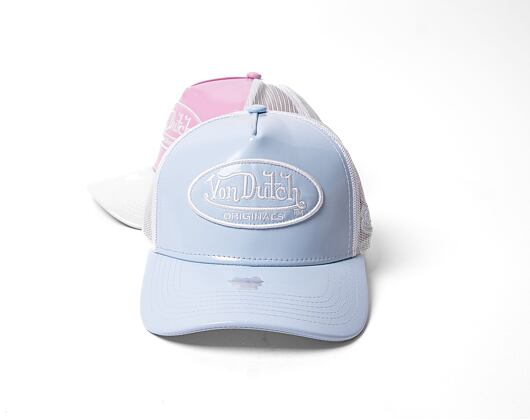 Von Dutch Trucker Ody Imi Patent Lt.Blue/White Cap