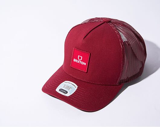 Kšiltovka Brixton Alpha Block X C MP Mesh Cap Island Berry