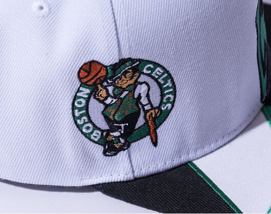 Kšiltovka Mitchell & Ness FAST TIMES SNAPBACK BOSTON CELTICS White