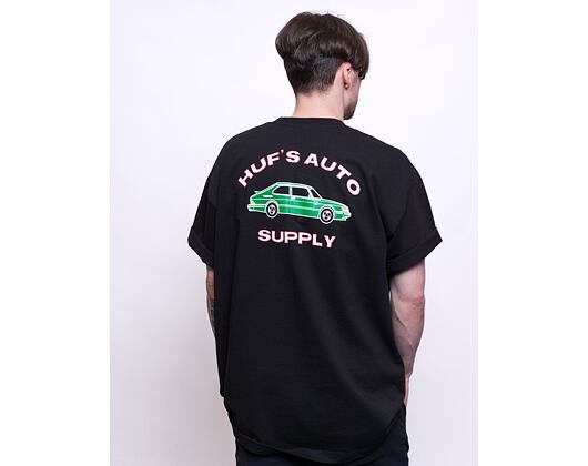 Triko HUF Chop Shop Pocket T-Shirt Black