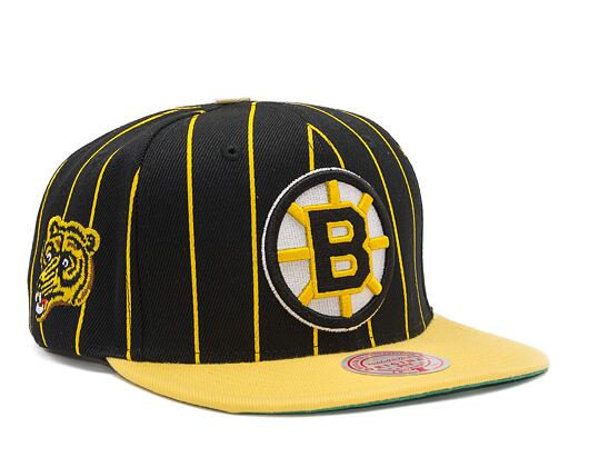 Kšiltovka Mitchell & Ness NHL TEAM PIN SNAPBACK BRUINS Black