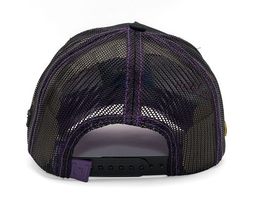 Kšiltovka Capslab Batman - Retro Batman Trucker Black / Purple