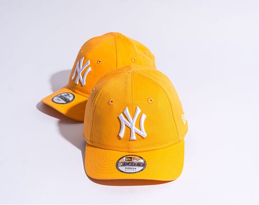 Dětská Kšiltovka New Era 9FORTY Kids MLB League Essential New York Yankees Papya Smoothie / White