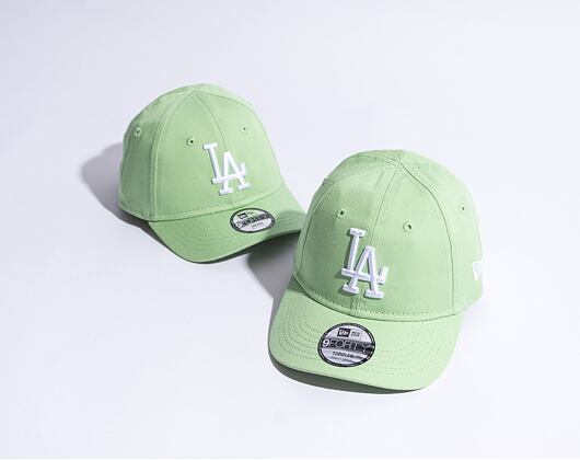 Dětská Kšiltovka New Era 9FORTY Kids MLB League Essential Los Angeles Dodgers Bright Green / White