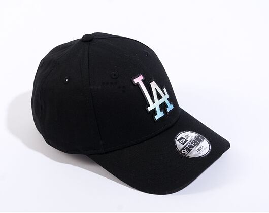 New Era 9FORTY Kids MLB Ombre Infill Los Angeles Dodgers Black Cap