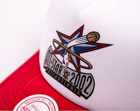 Kšiltovka Mitchell & Ness NBA Party Time Trucker Snapback Hwc Philadelphia 76Ers White