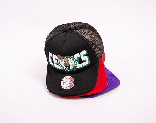 Kšiltovka Mitchell & Ness NBA Billboard Trucker Snapback Boston Celtics Black