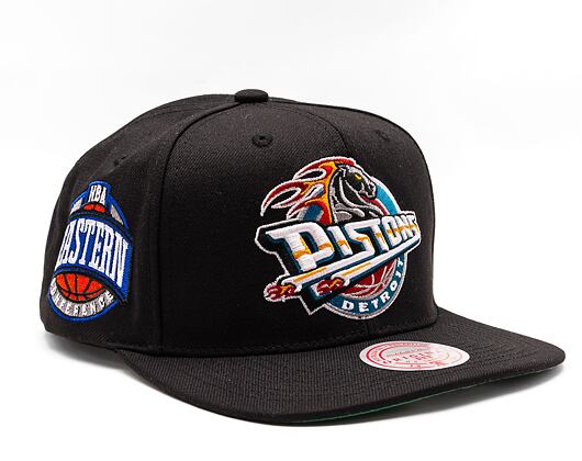 Kšiltovka Mitchell & Ness NBA Conference Patch Snapback Hwc Detroit Pistons Black