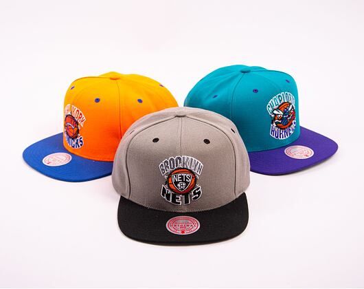 Kšiltovka Mitchell & Ness NBA Breakthrough Snapback Brooklyn Nets Grey