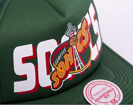 Kšiltovka Mitchell & Ness NBA Billboard Trucker Snapback Hwc Seattle Supersonics Black