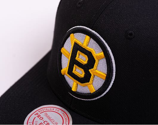 Kšiltovka Mitchell & Ness NHL Team Ground 2.0 Pro Snapback Boston Bruins Black