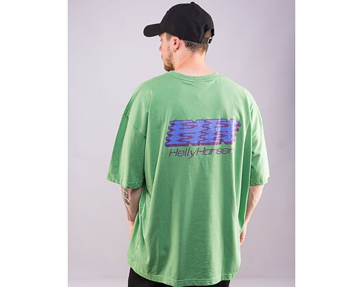 Triko Helly Hansen Play Oversized Tee Even Green