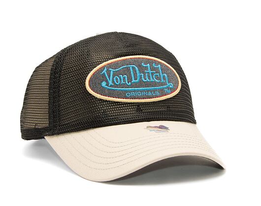 Von Dutch Trucker Boston Mesh Black Cap