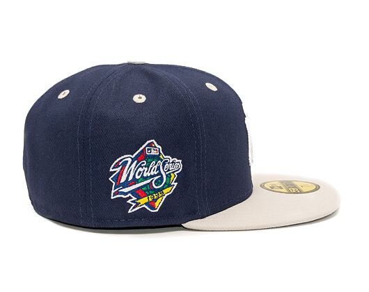 Kšiltovka New Era 59FIFTY MLB World Series Pin New York Yankees Light Navy / Chrome White