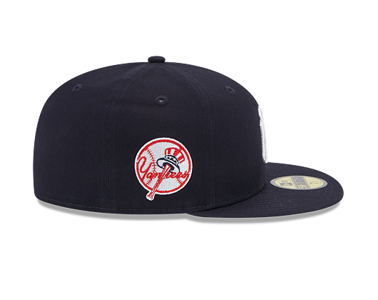 Kšiltovka New Era 59FIFTY MLB Team Side Patch New York Yankees Navy / Gray