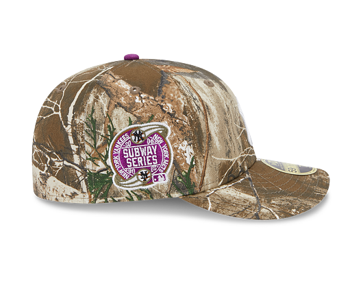 New Era 59FIFTY LP Retro Crown MLB "2000 SUBWAY SERIES" Side Patch New York Yankees Realtree/Purple