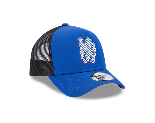 Kšiltovka New Era 9FORTY A-Frame Trucker Overlay Chelsea FC Lion Crest Calming Blue