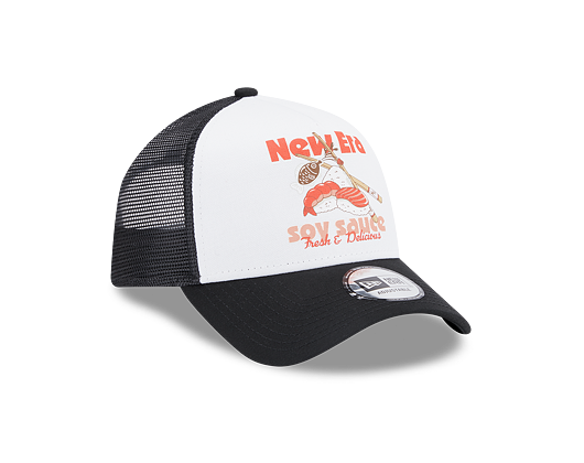 Kšiltovka New Era 9FORTY A-Frame Trucker Food White / Blue Azure