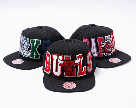 Kšiltovka Mitchell & Ness Varsity Bust Snapback NBA CHICAGO BULLS Black