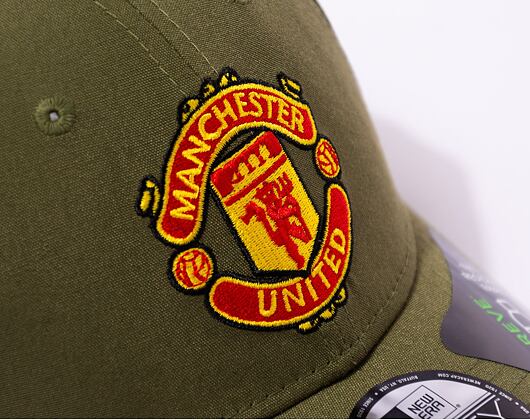 Kšiltovka New Era 9FORTY Seasonal Pop Manchester United FC New Olive / Team Color