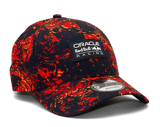 Kšiltovka New Era 9FORTY All-Over-Print Red Bull F1 Red Lava