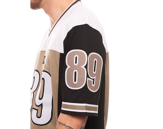 Dres Karl Kani OG Block Jersey olive/black/white