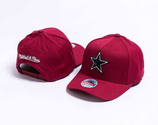 Kšiltovka Mitchell & Ness Burgundy Classic Red Dallas Cowboys