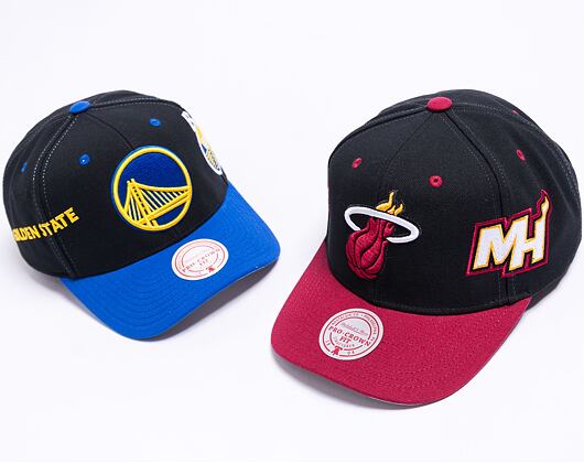 Kšiltovka Mitchell & Ness Overbite Pro Snapback Miami Heat Black