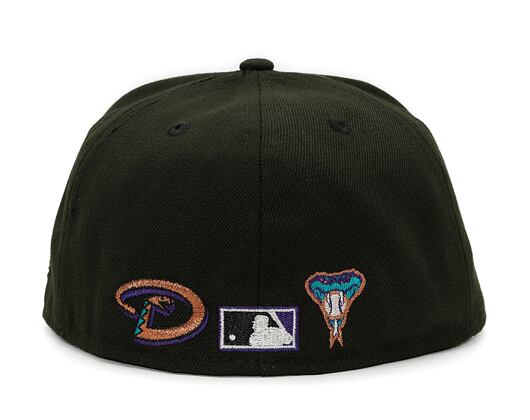 New Era 59FIFTY MLB Team Color Split 5 Arizona Diamondbacks Black Cap