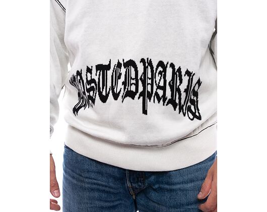 Svetr Wasted Paris Sweater WP Reverse Kingdom White/Black