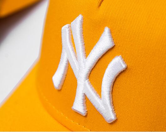 Dětská kšiltovka New Era 9FORTY Kids A-Frame Trucker MLB New York Yankees - Juicy Yellow / White