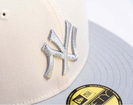 Kšiltovka New Era 59FIFTY MLB New York Yankees Retro - Cream White / Graphite