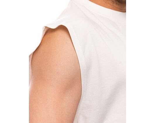 Triko bez rukávů Karl Kani Small Signature Essential Sleeveless Tee off white