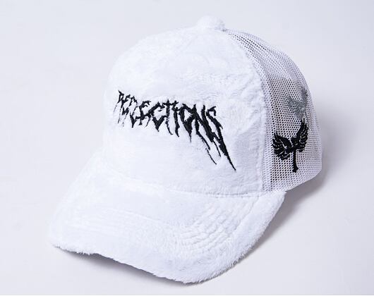 Kšiltovka Reflection Luxury Fuzzy Trucker - White / Black