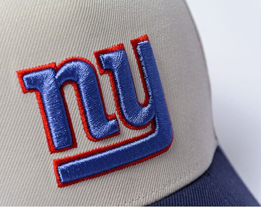 Kšiltovka New Era - 9FORTY A-Frame Cream Patch - NY Giants - Stone / Navy