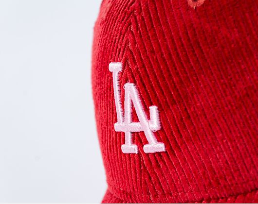 Dámská kšiltovka New Era - 9FORTY Cord - LA Dodgers - Rust / Fondant Pink