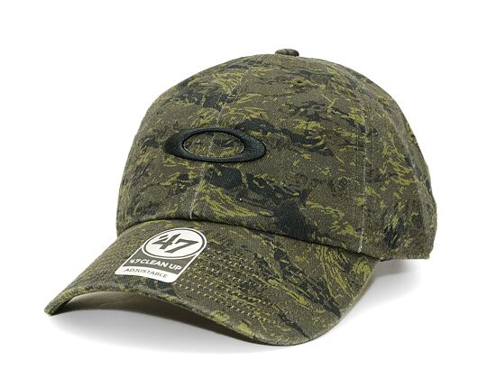 Kšiltovka Oakley Remix Dad Hat Tiger Camo Green