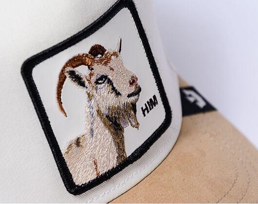 Kšiltovka Goorin Trucker - The Suede Goat - Him - Tan