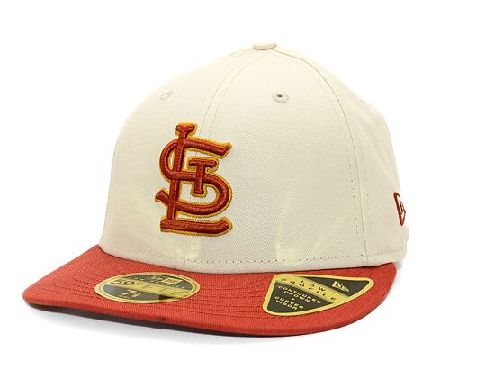 Kšiltovka New Era - 59FIFTY Low Profile "Late Fall Vibes" - St. Louis Cardinals - Cream / Rust