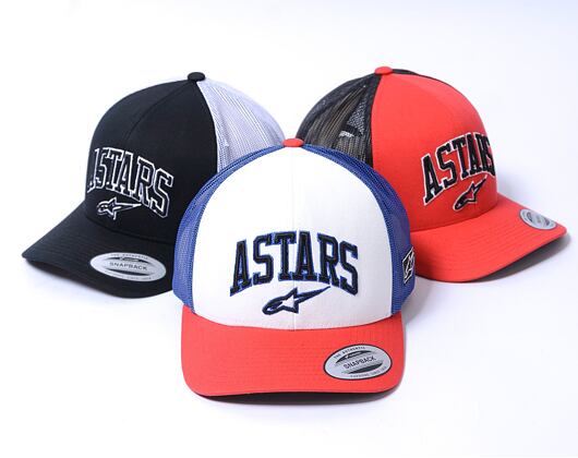 Kšiltovka Alpinestars - Dunker Trucker - White/Red/Blue