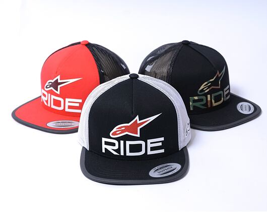 Kšiltovka Alpinestars - Ride 4.0 - Black/White/Red