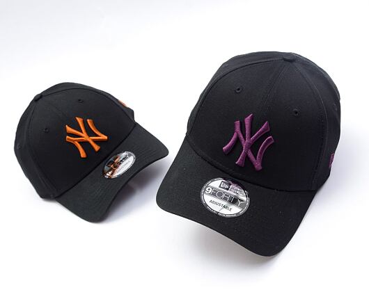 Kšiltovka New Era - 9FORTY MLB League Essential - NY Yankees - Black / Purple