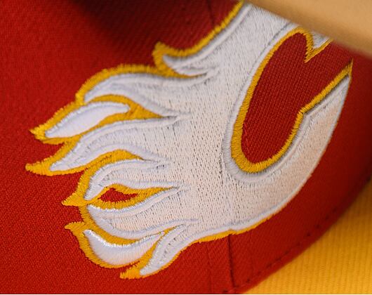 Kšiltovka Mitchell & Ness - Team 2 Tone 2.0 Snapback - Calgary Flames - Red/Gold