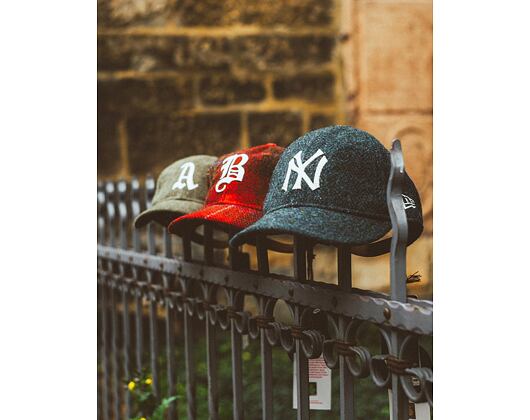 Kšiltovka New Era - 9FIFTY Retro Crown Harris Tweed - Boston Braves - Pinot Red